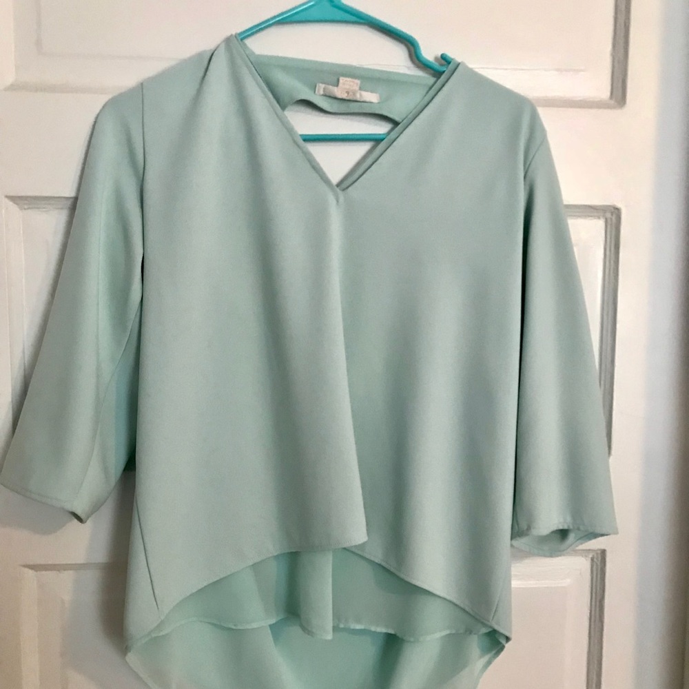 Blush blue blouse!!